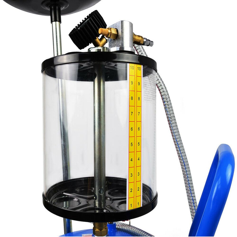 LED LEDS ASPIRATORE RECUPERATORE Motore Pneumatico Olio ESAUSTO CAPACITA' 80 Litri