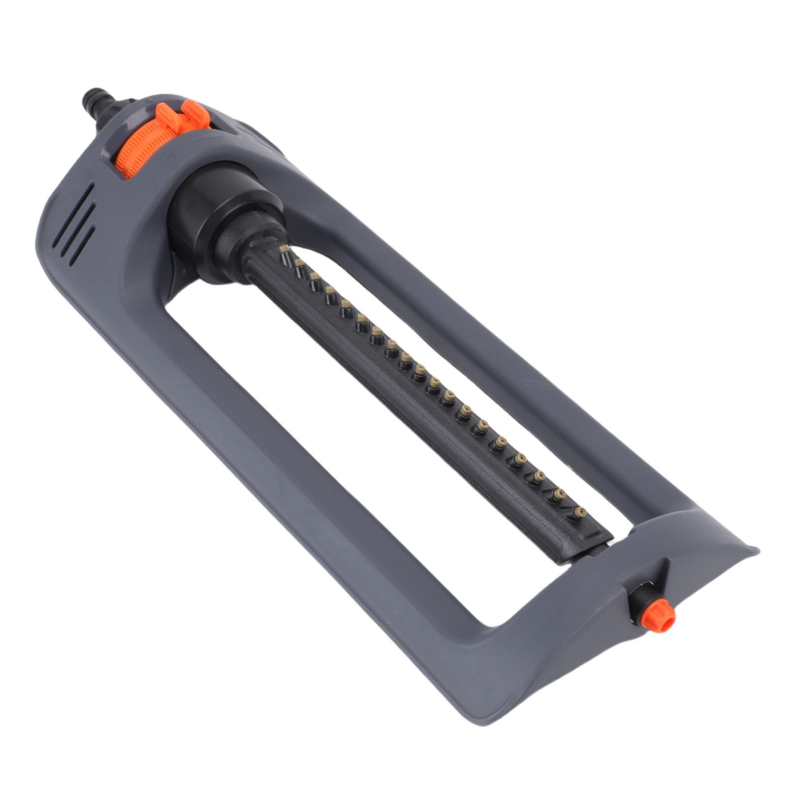 Irrigatore oscillante per prato con base ponderata, 19 ugelli, 4 modalità di spruzzo, copre fino a 4000 mq, strumento di irrigazione efficiente per giardino e cortile