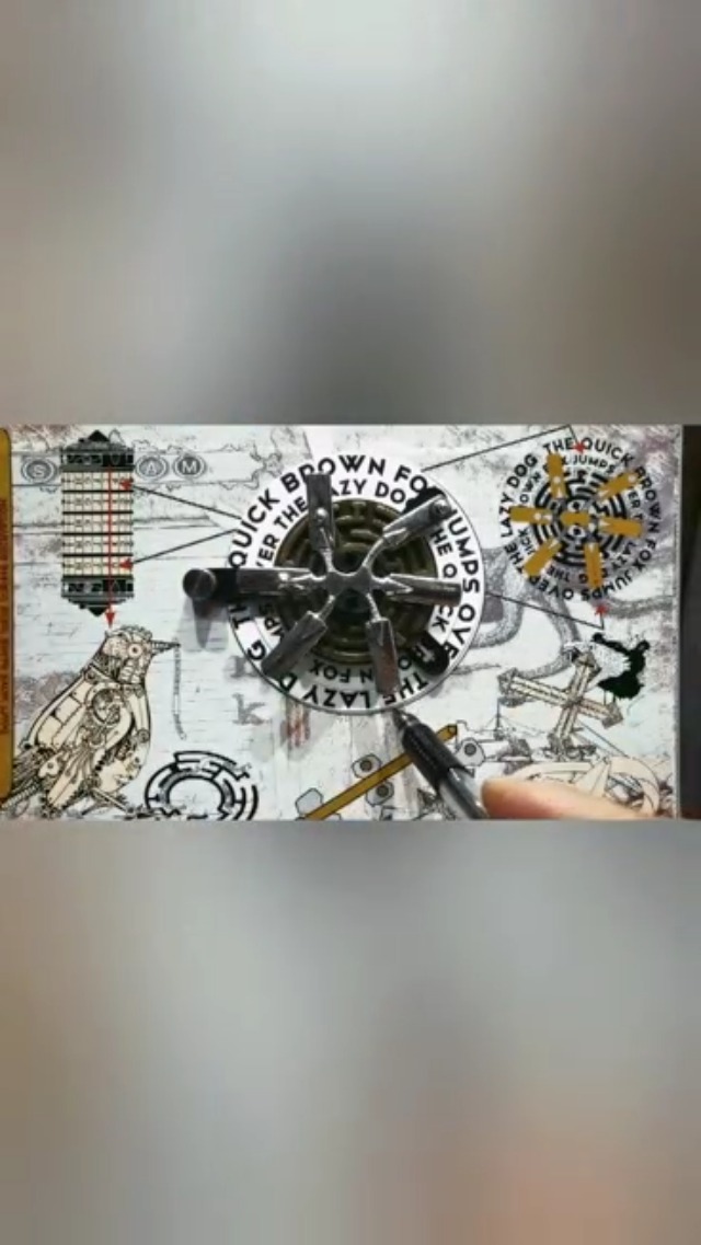 Amazon.com: NORDISTRICT Da Vinci Code Mini Cryptex Metal Puzzle