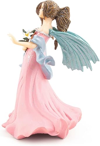 Miniatura 6 de Papo -Pintado a mano - Figurilla El Mundo Encantado -Elfo rosa con lirio -38814 - Coleccionable - para Niños - Adecuado para Niños y Niñas - a