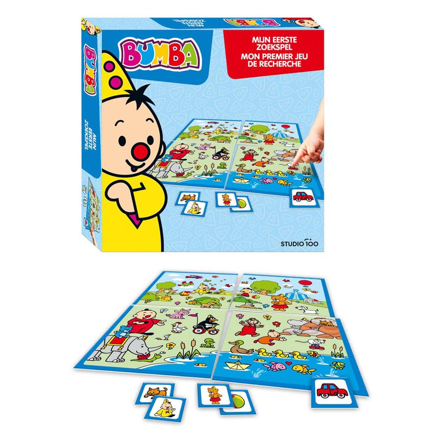 Jeu de recherche enfants Bumba Studio 100 en carton éducatif pour les petits