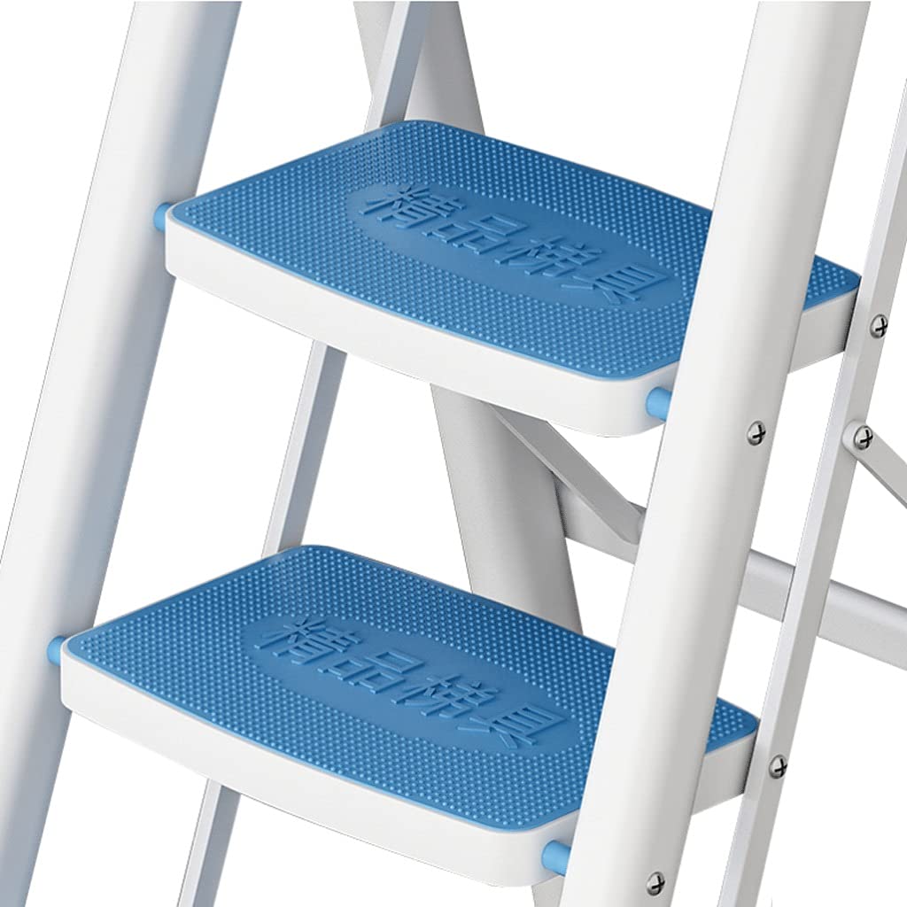 scale per la casa, Robusto sgabello pieghevole a forma di U con 3 gradini addensati(Ladder a)