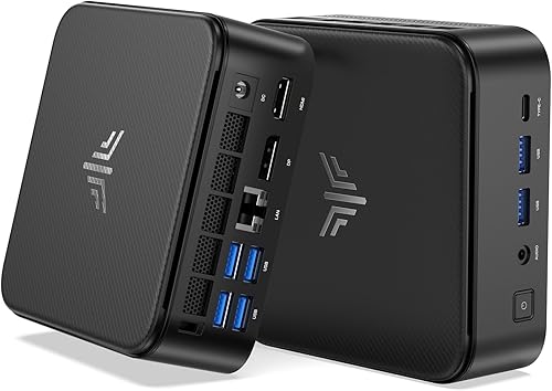 KAMRUI Mini PC E3B 11 Pro AMD Ryzen V2748 (Beat R7 5825U/R5 6650H/R5 7430U, hasta 4.3 GHz), mini computadora de escritorio 16 GB DDR4 512 GB SSD,