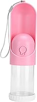 Vista 3 de Pet Collapsible Drink Bottle, Portable Water Dispenser for Dogs and Cats, Telescopic Travel Cup with Water Lock Button, Built - in Filter and