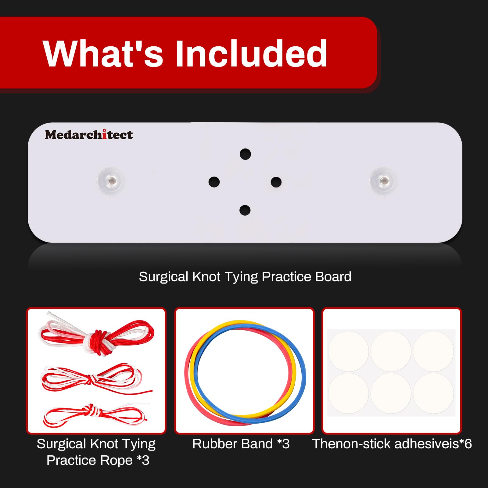 Snapklik.com : Medarchitect Surgical Knot Tying Practice Board