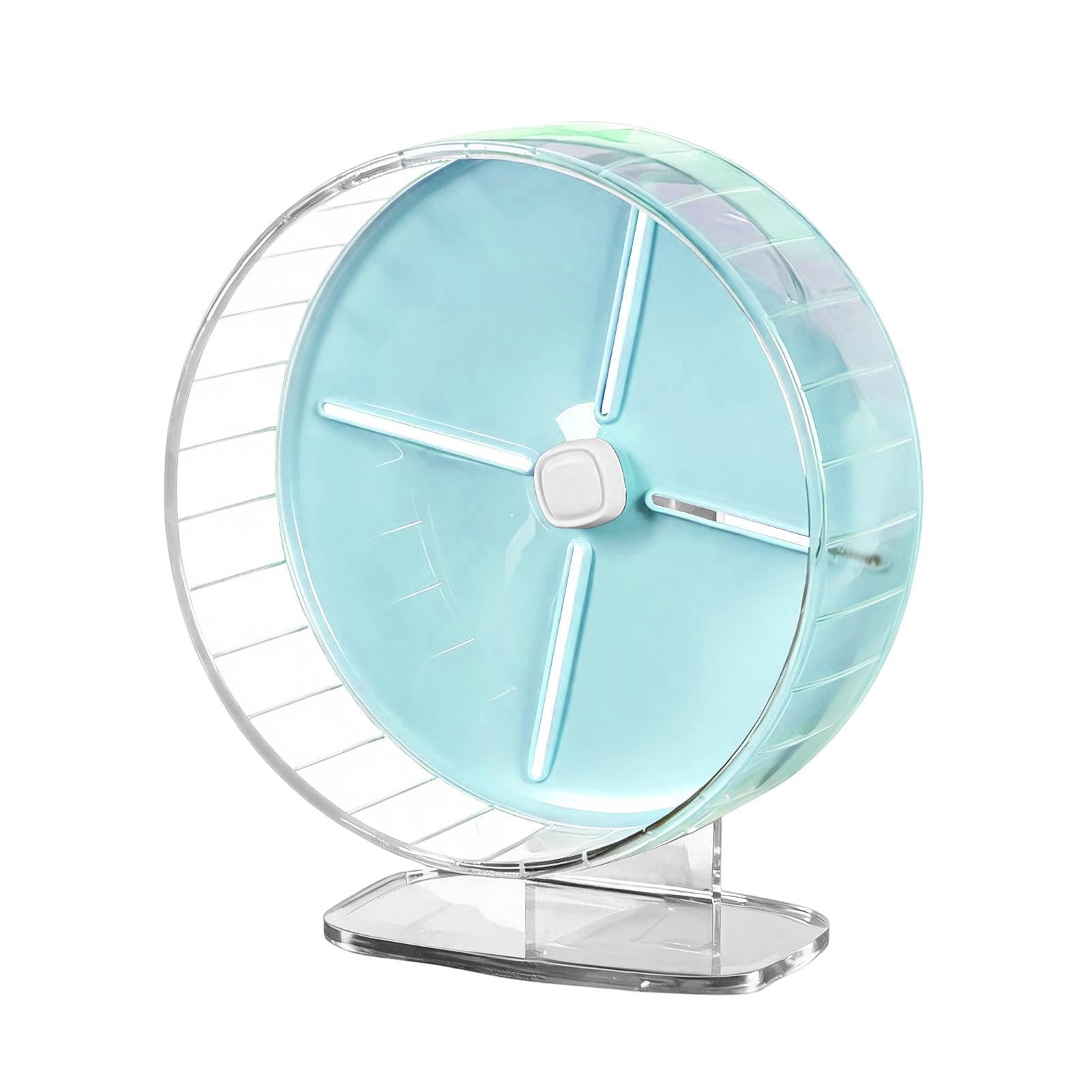 Rueda para Hámster Rueda Giratoria Silenciosa De 25,4 Cm con Soporte