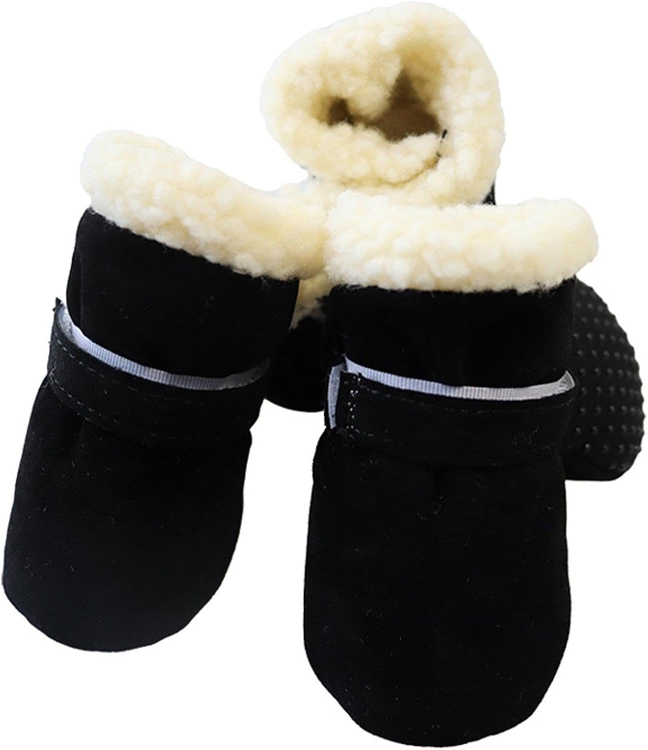 Dog Winter Boots - Waterproof Cold Weather Dog Shoes, Non Slip Adjustable Winter Pet Boots | Comfortable Insulated Dog Footwear, Anti Skid Protective Paw Shoes for Small Medium Large Dogs 6 61eGMrZnRaL. AC SL1500