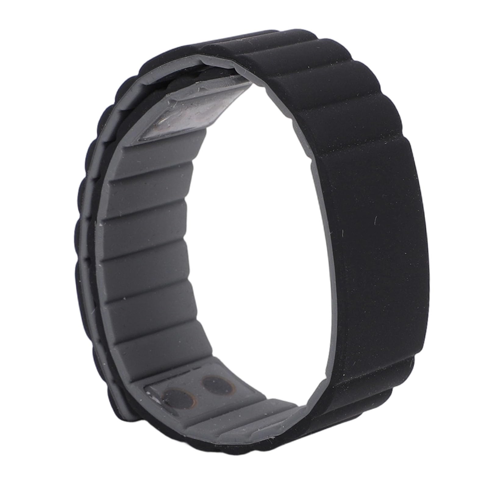 Bracelet Magnétique, Bracelet en Silicone à Double Aimant en Forme de L, Puce de Capteur Bio à 12 Cœurs avec de la santé, Idéal pour les Hommes et les Femmes, Entraînement, Cyclisme, Activités