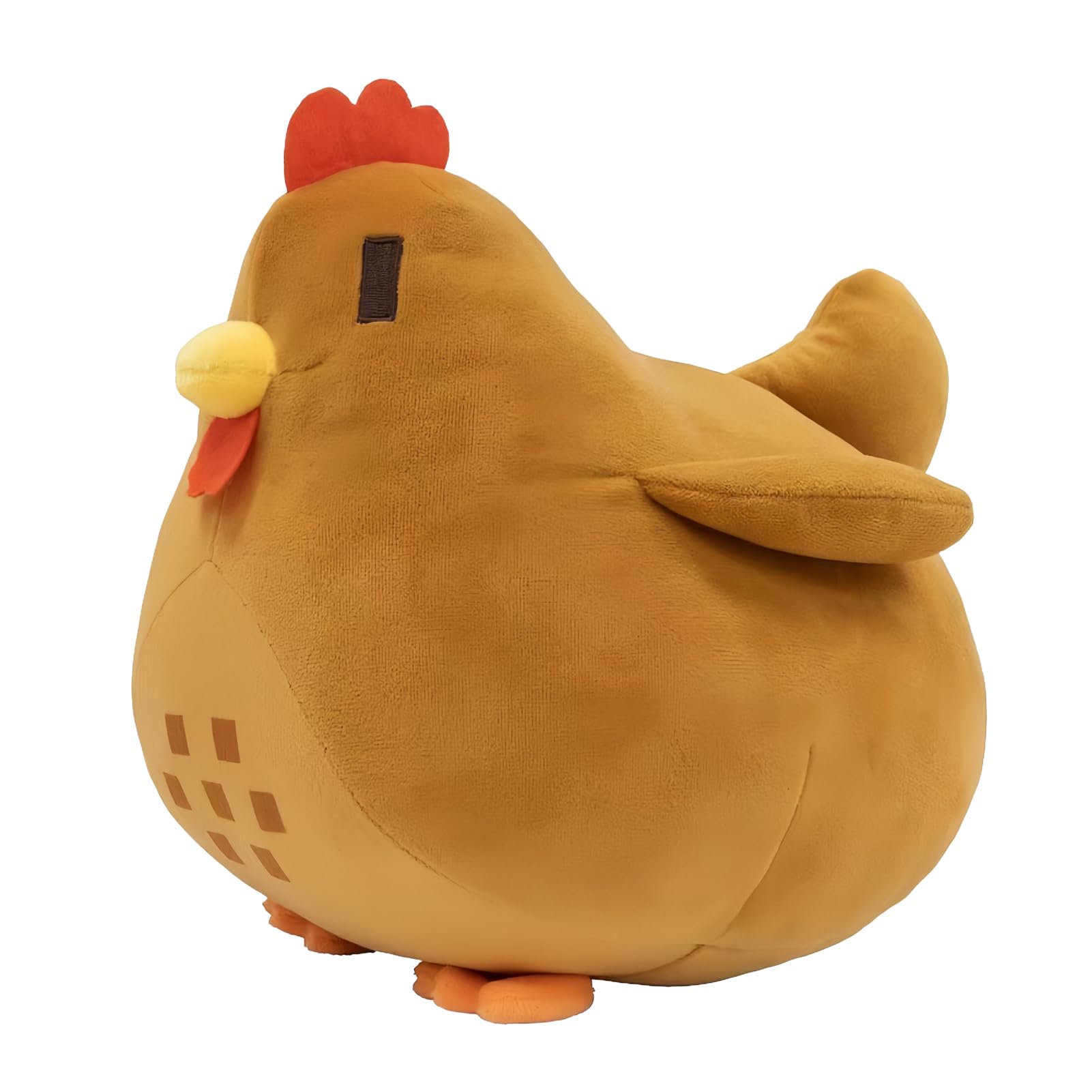 SKIPTHYBER Chicken Stuffed Plush Cute Soft Brown Chicken Doll Animal Plush Doll Figure Farm Animal Soft Cuddly Farm