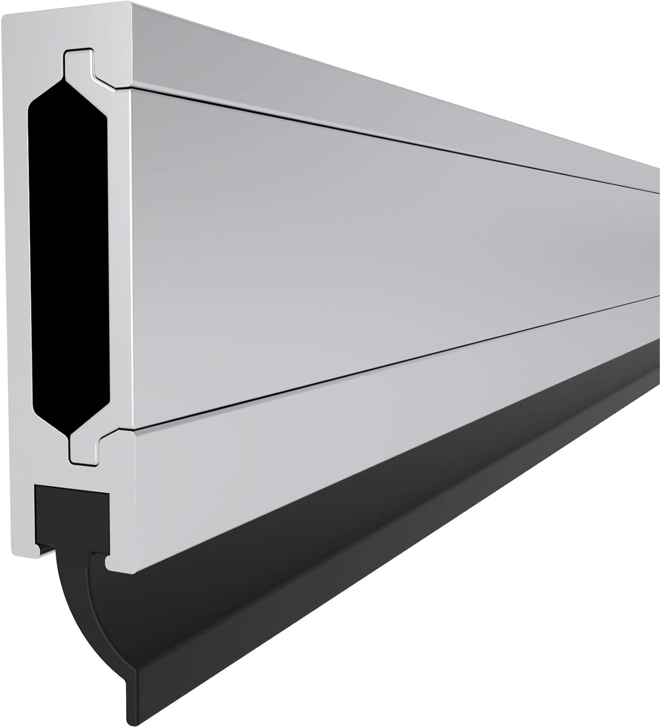 CRL 36 Clear Anodized Entrance Door Sweep with Concealed Fasteners