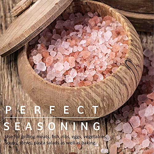 The Spice Lab Himalayan Salt - Coarse Xl Grinder With Refill (30 Oz) - Pink Himalayan Salt Is Nutrient And Mineral Dense For Health - Gourmet Pure Crystal Kosher & Natural Certified #TOP3