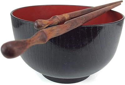 Chopsticks Red Wood Unique Wood Gain Handmade Round Shape Chopstick