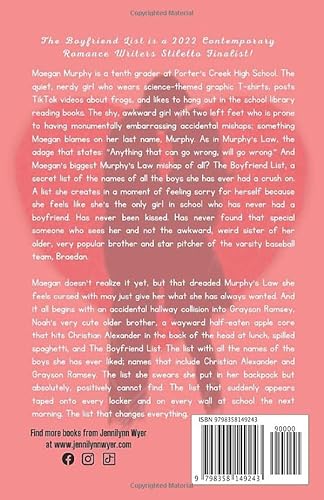 The Boyfriend List: A Sweet Ya Romance #TOP1