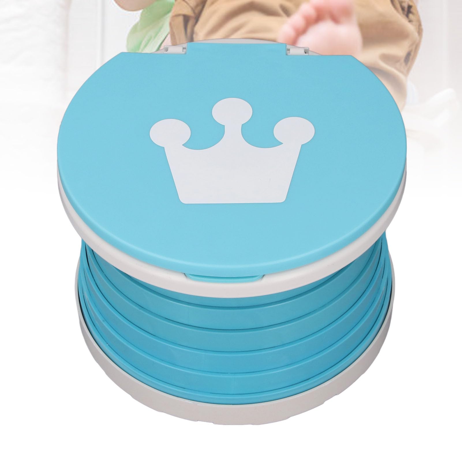 BTSEURY Travel Potty for Toddler, Foldable Potty, Foldable Training Toilet, Portable Potty Chair for Indoor Outdoor