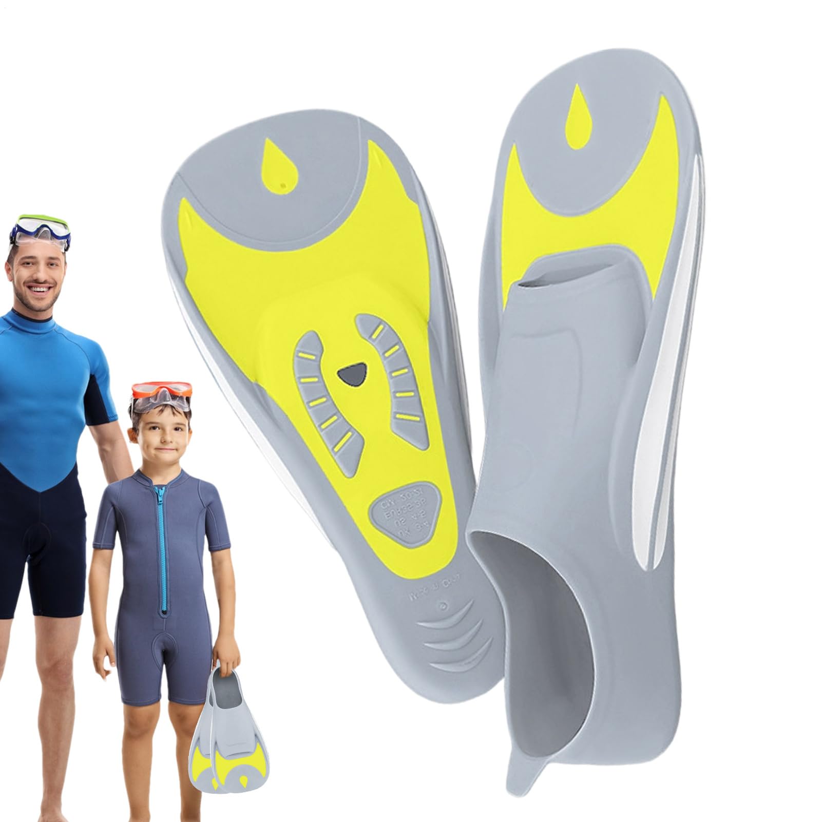 Aletas de natación | Aletas estabilizadoras ergonómicas portátiles | aletas de buceo para adultos aletas de esnórquel, para buceo de apnea, entrenamiento de viaje, bodyboarding mujer