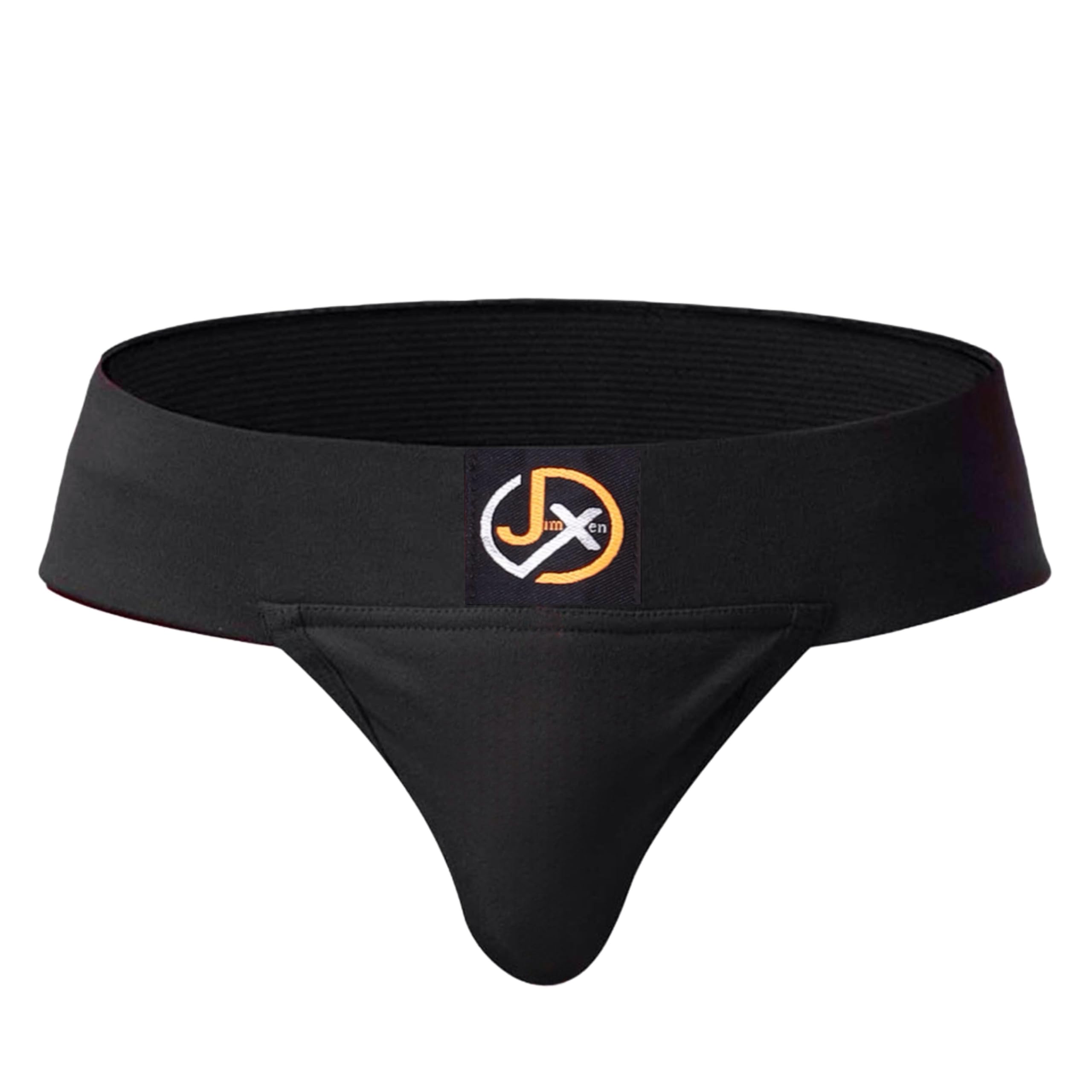 jimxen Men’s Gym Supporter Soft Underwear Abdomen Support Brief with Cup Pocket Comfortable Back-Covered Underpants for Fitness, Workout, Cricket & Sports-picture-38