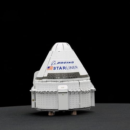 Miniatura 4 de Metal Earth Boeing CST-100 Starliner 3D Kit de modelo de metal con pinzas Fascinaciones