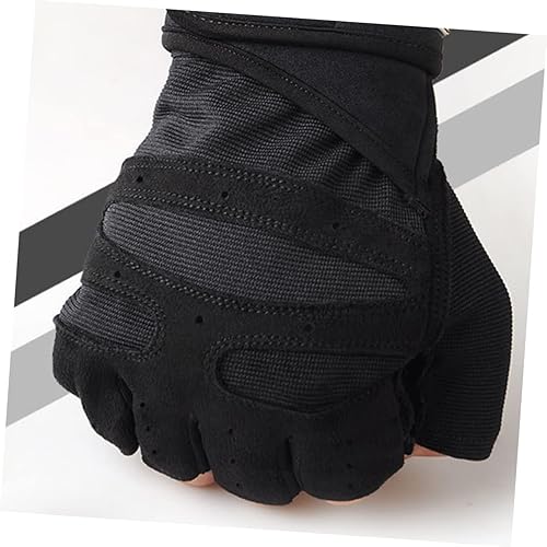 Miniatura 4 de BESPORTBLE Guantes de entrenamiento actualizados con muñequera de apoyo para fitness, ejercicio, levantamiento de pesas, gimnasio, protección
