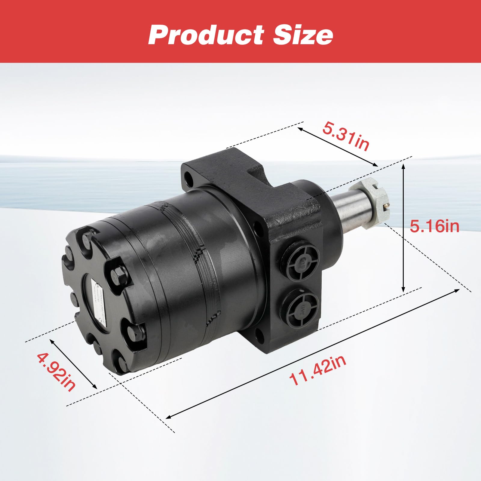 BMER3-350-WD-T31-R Hydraulic Wheel Motor – Direct Replacement, High-Quality Construction