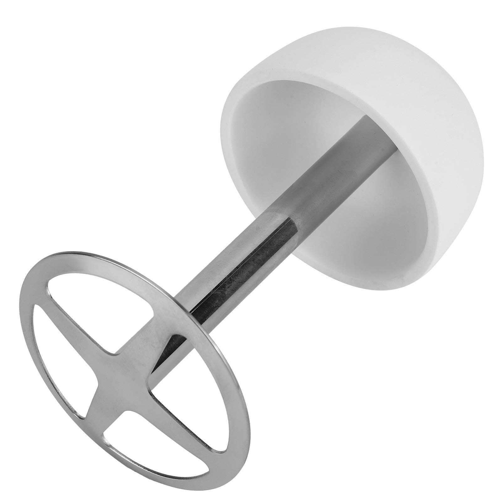 Cocoarm Portaspazzolino Portaspazzolino in Acciaio Inossidabile 304 Senza Perforatore con 4 Fessure Design del Flusso d'Aria Base in Resina 12 X 7 Cm per Lavandino del Bagno Dormitorio Camera degli