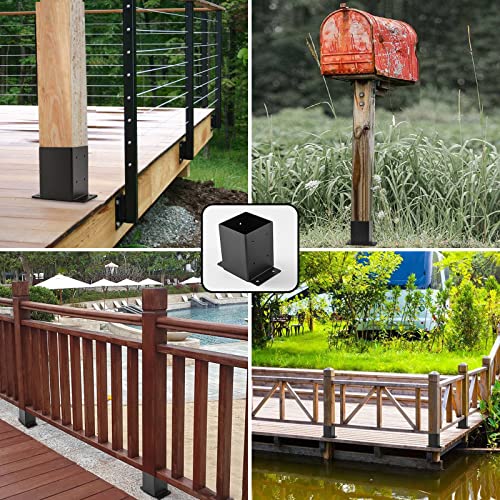 image for YVHFWOY 4x4 Post Base, Post Brackets(Inner Size 3.6