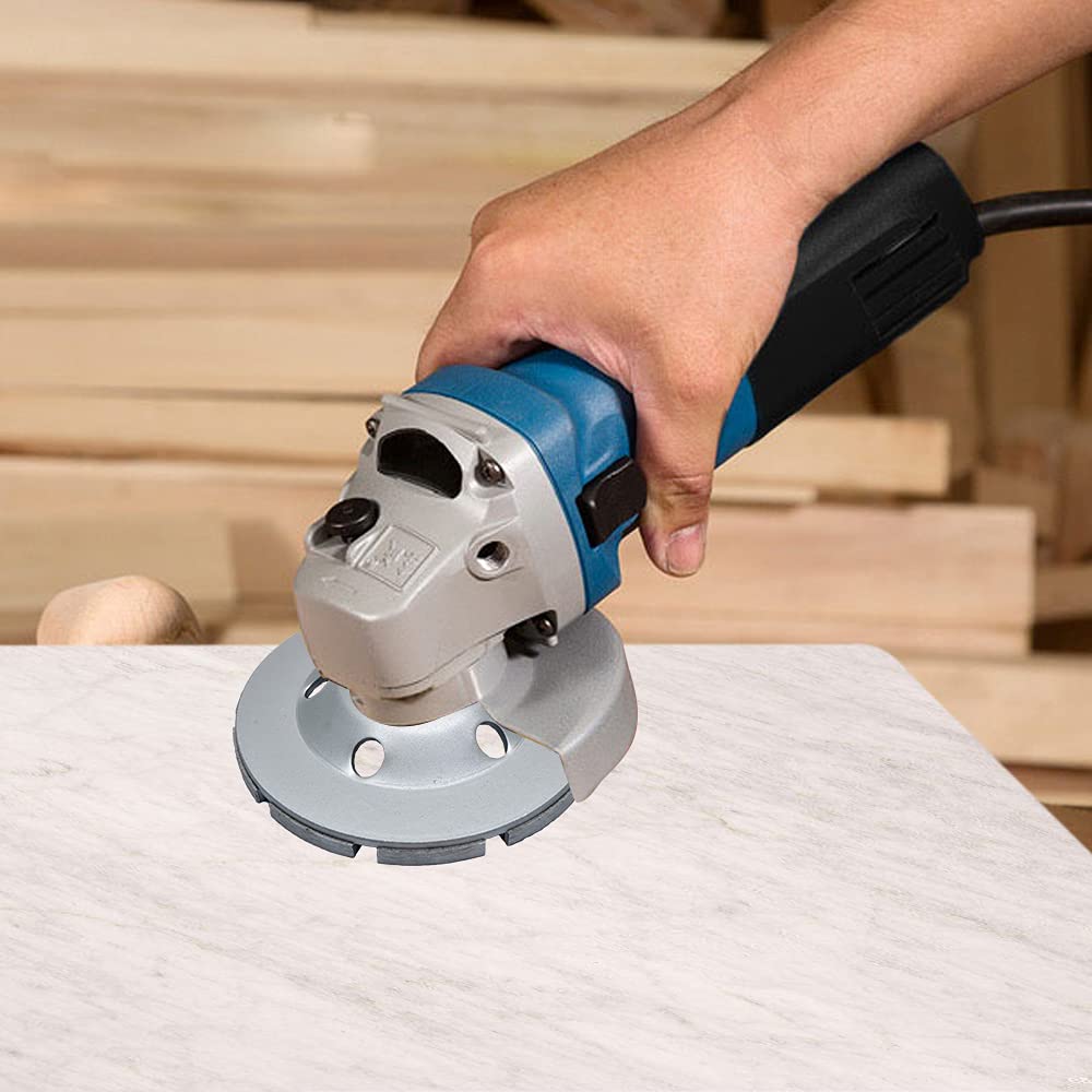 Universale Diamante Grinding Cup Abrasivo Doppia Row Muratura Concrete Wheel Silver Diamond Rettifica Testa Strumento di Taglio per Smerigliatrici Angolo