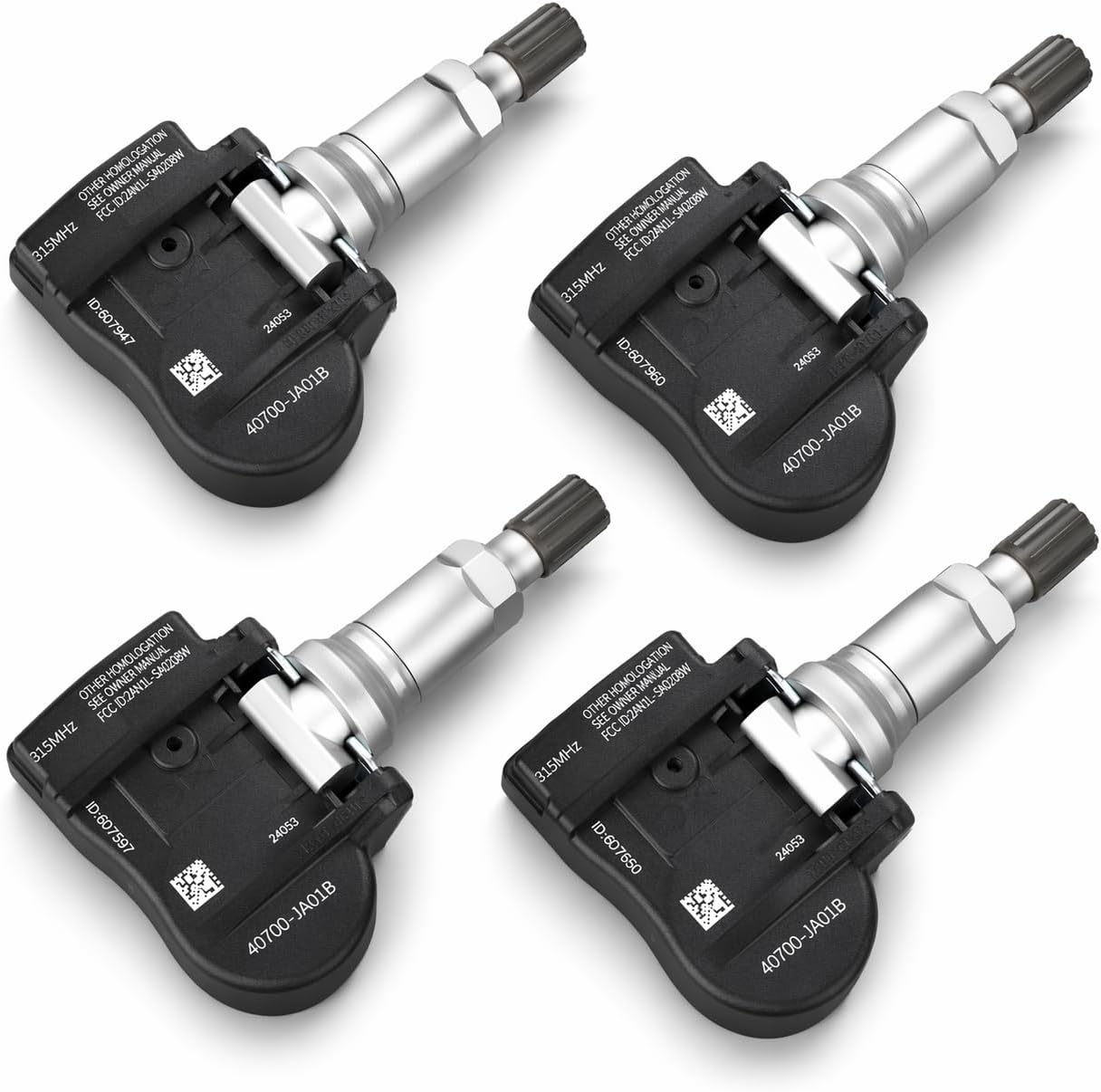 TPMS Tire Pressure Sensors 315MHz Compatible with Nissan 2006-2012 Altima 2008-2015 Armada & Infiniti FX Series G Series Replaces# 40700JA00C 40700JA01B (4 PCS)