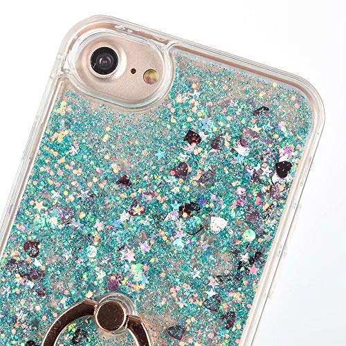 Glitter Hoes voor iPhone 6 Plus/6S Plus, LCHDA Blinkend Vloeibaar Drijfzand Glanzend Vloeiende Pailletten Helder Kristal… - Image 6