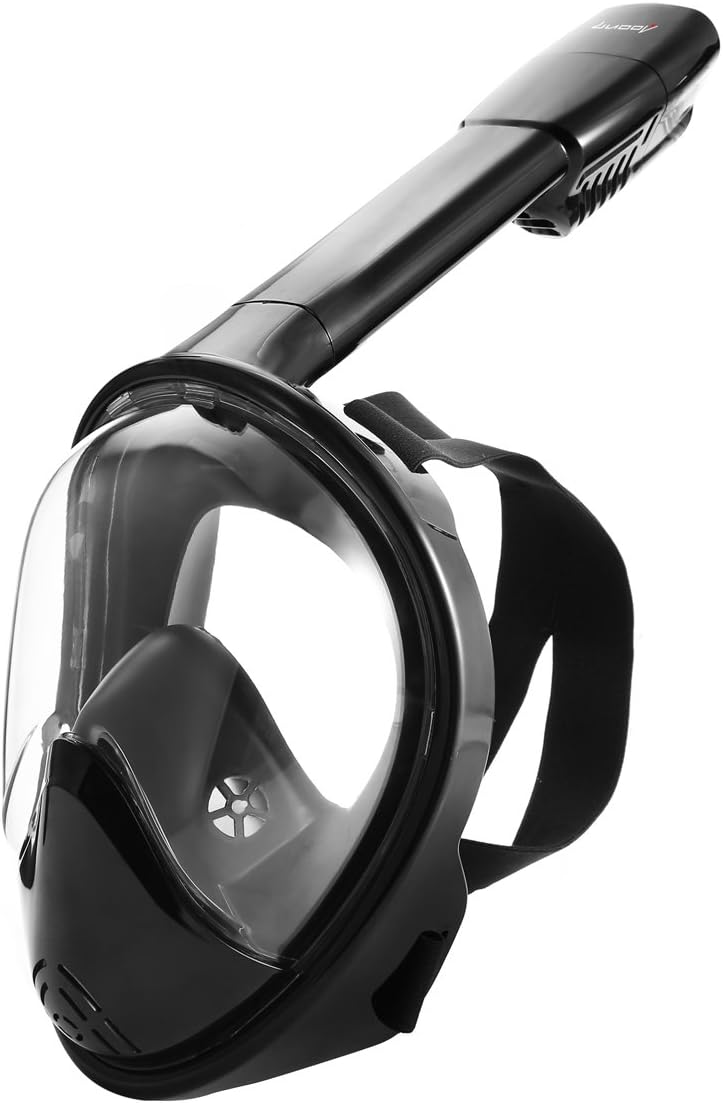 Snorkeling Mask, LUOOV 180 Degree Easy Free Breath Full Face Diving