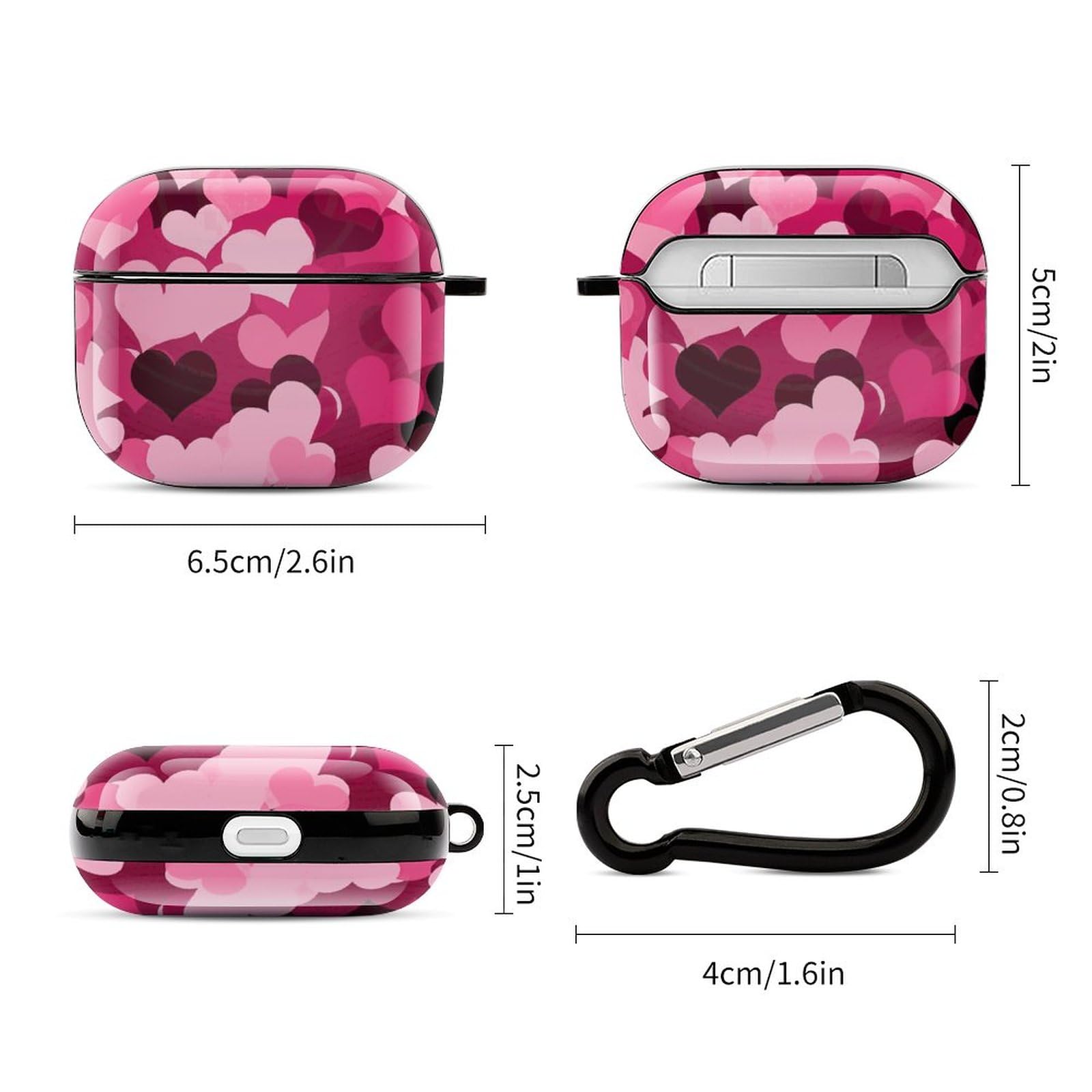AirPods 3 ケース Airpods 第3世代 カバー ピンク イヤホン Amazon | AirPods3 ケース ピンク ハート AirPods 第3世代