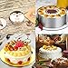 Cyimi Adjustable Cake Mould Stainless Steel Cake Mousse Ring 6 to 12 Inch, Thickened Cake Ring Mould Set of 2 for Baking,DIY Cake (Round+Square)