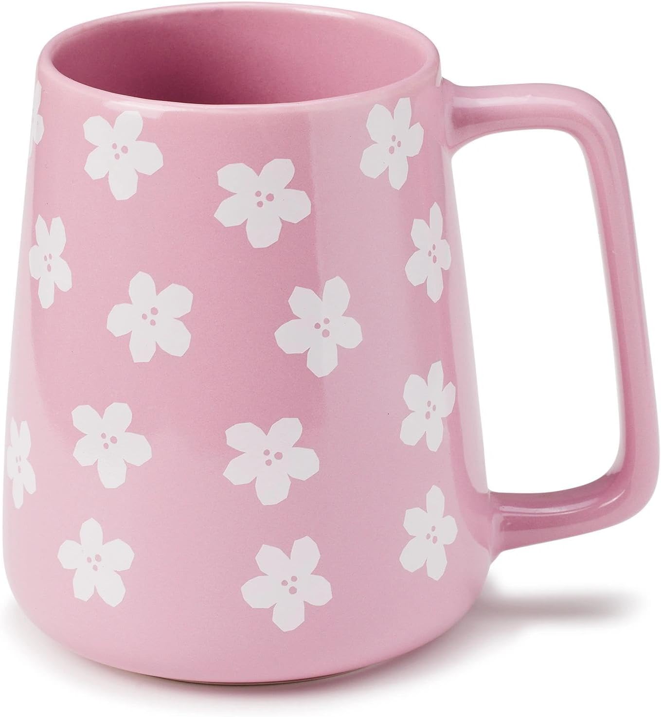 24oz Large Ceramic Coffee Mug with Big Handle, Handmade Kiln Glazed Large Coffee Mug Tea cup, Unique Uneven Surface for Office and Home,Microwave and Dishwasher Safe (Purple)