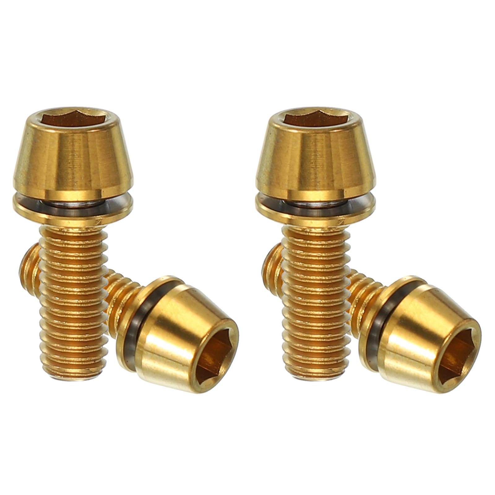 PATIKIL M6x16mm Titanium Bicycle Stem Bolt