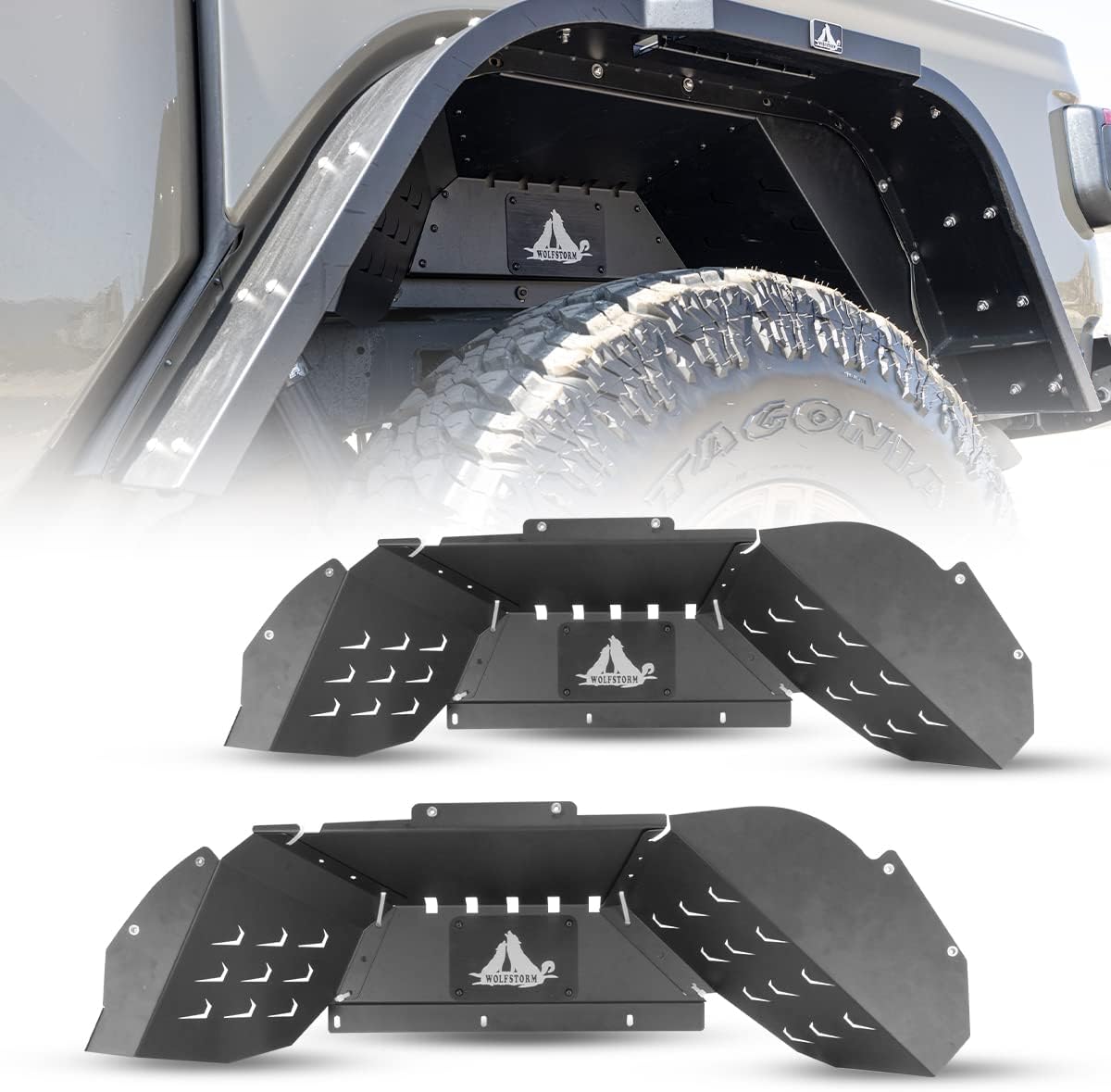 Nixon Offroad Rear Inner Fender Liners for Jeep Gladiator JT (Rear 2pcs)