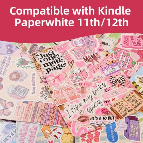 18PCS Inserts Cardstock Paper for E-Reader, 6.8"x4.8" Clear Case Inserts, Back Cover Insert Decorative for E-reader, Cardstock Insert Accessories for Paper white 11th-12th - Thumbnail 5