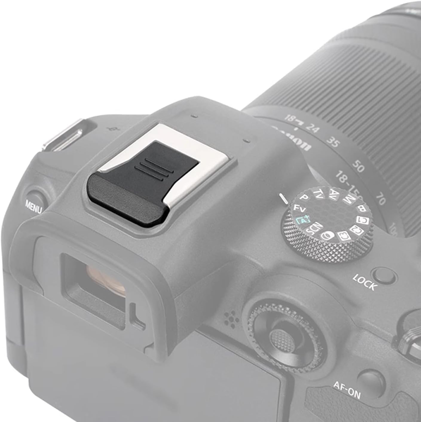 Lot de 2 caches griffe pour Canon EOS R3, R5C, R6 Mark II, R7, R8, R10, R50 – Protection contre la poussière et les taches, compatible avec le flash intégré, remplace l’accessoire Canon ER-SC2
