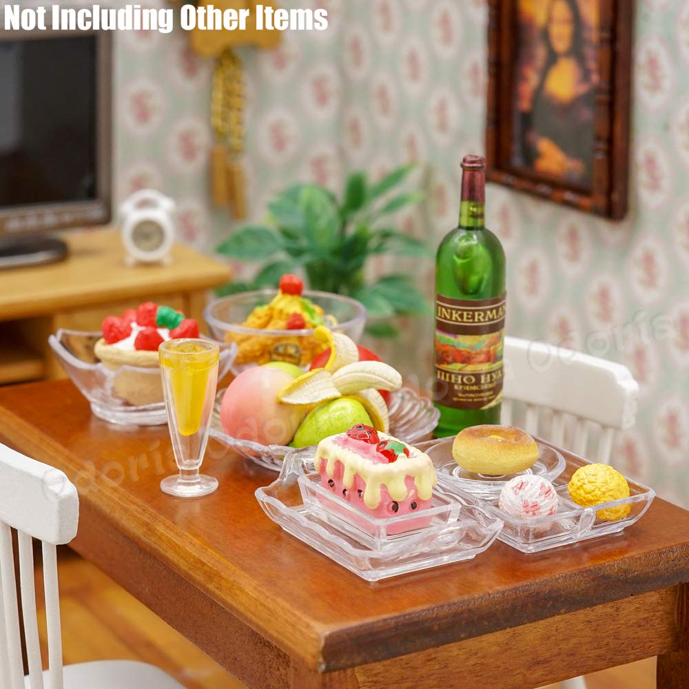 Odoria 1/12 Miniatur-Kekse Mit Backblech – 12-teiliges Set Für Puppenhaus & Diorama, 4,3 X 2,7 Cm