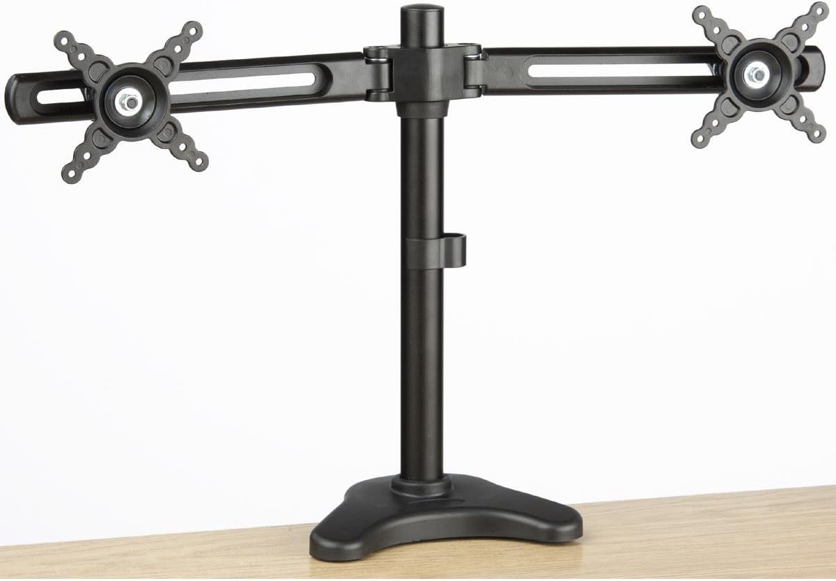 Dual Monitor Desk Mounts for (2) 10” to 24” Televisions