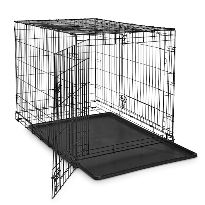 Amazon.com: Animaze 2-Door Folding Dog Crate, 42.8