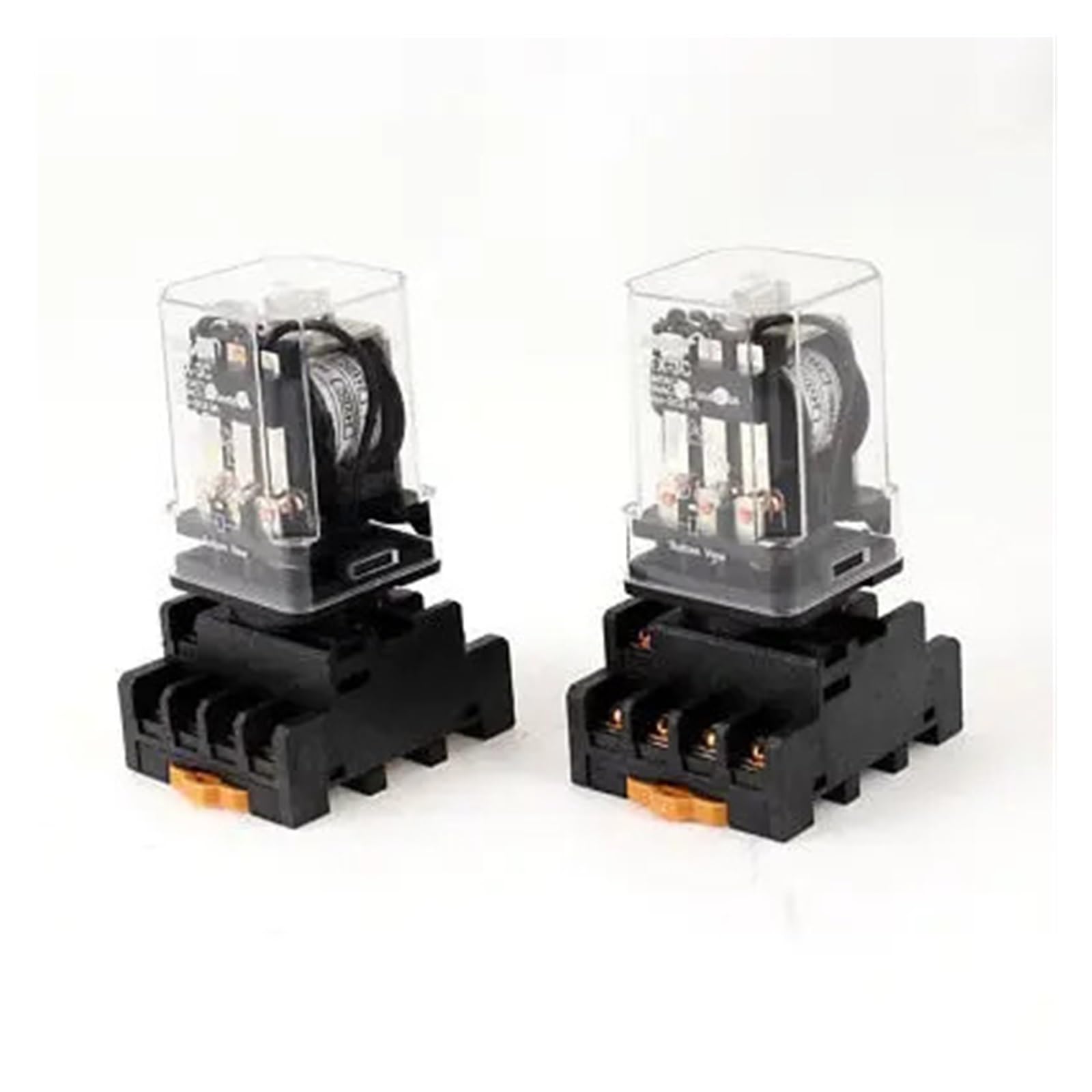 Relé de potencia JTX-3C de conmutación triple 3PDT con base electromecánica 4