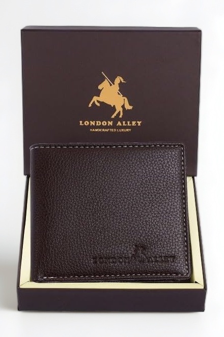 Onex Brown Wallet, Rfid Protected, Classic Leather Wallet - Mens