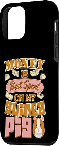 Miniatura 2 de iPhone 12 mini Guinea Pig Mom- Money Is Best Spent On My Guinea Pig Case