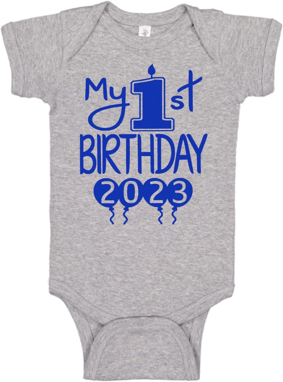 ReaxionHandmade Cute Baby Boy Girl My 1st Birthday 2024 First Party Bodysuit Outfits