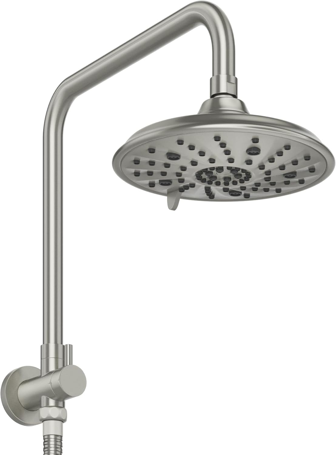 PULSE ShowerSpas 1071-BN Laguna Shower System with 8" Multi-Function Showerhead and 7-Function Hand Shower, Brushed Nickel