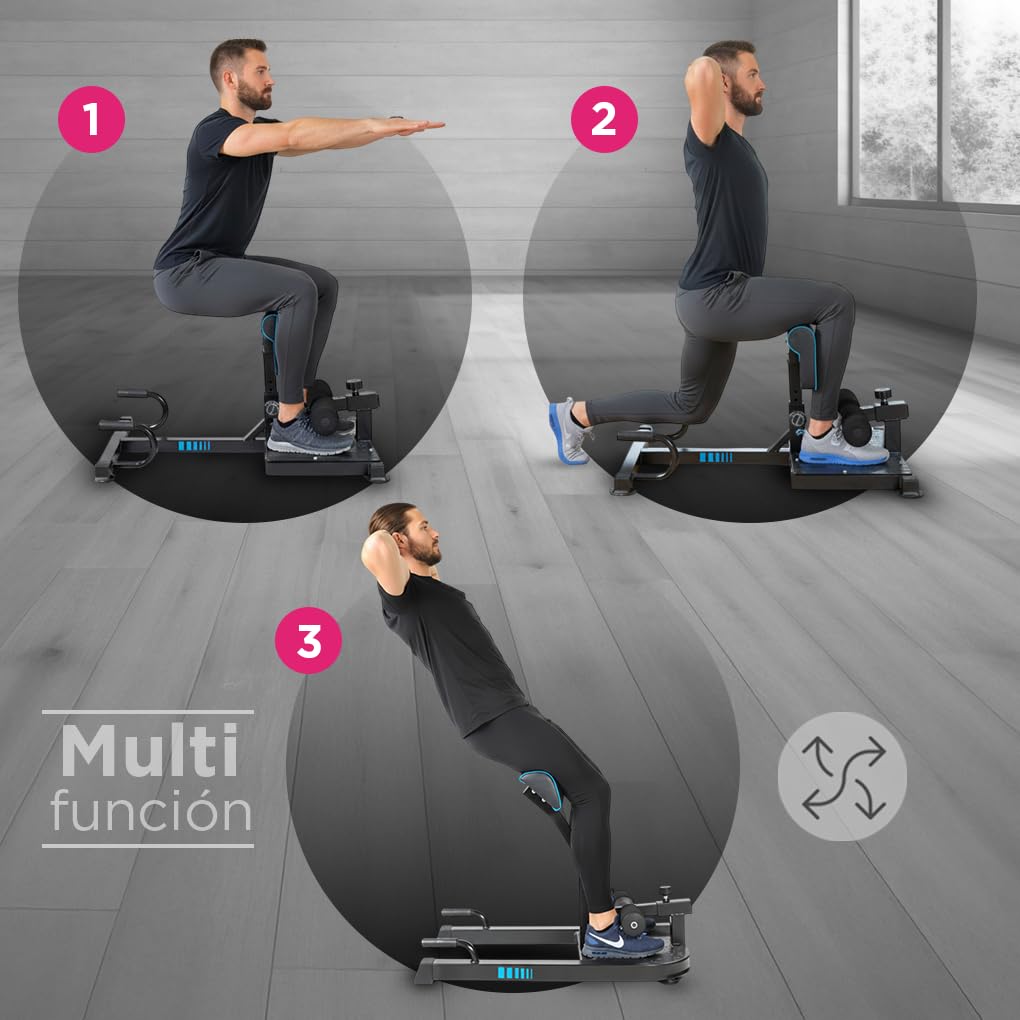 Aparato Multifuncion Sentadillas Profundas Squat Fortius 84 x 48 x 73 cm - Doble Respaldo