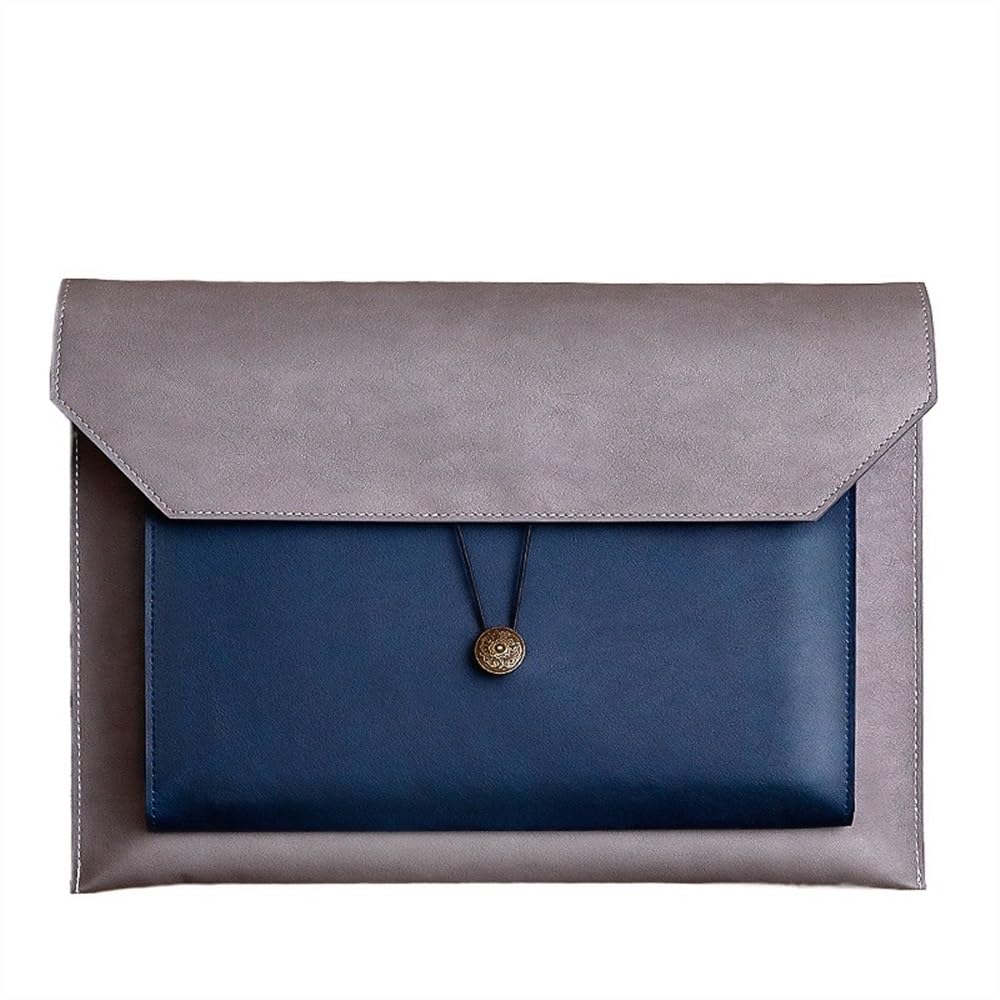 Cartelline Portadocumenti Borsa for Documenti in Pelle Borsa for Documenti in Carta A4 Borsa for cartelle Informazioni Borsa for Documenti aziendali Valigetta for Banconote Cartelline(Blue)