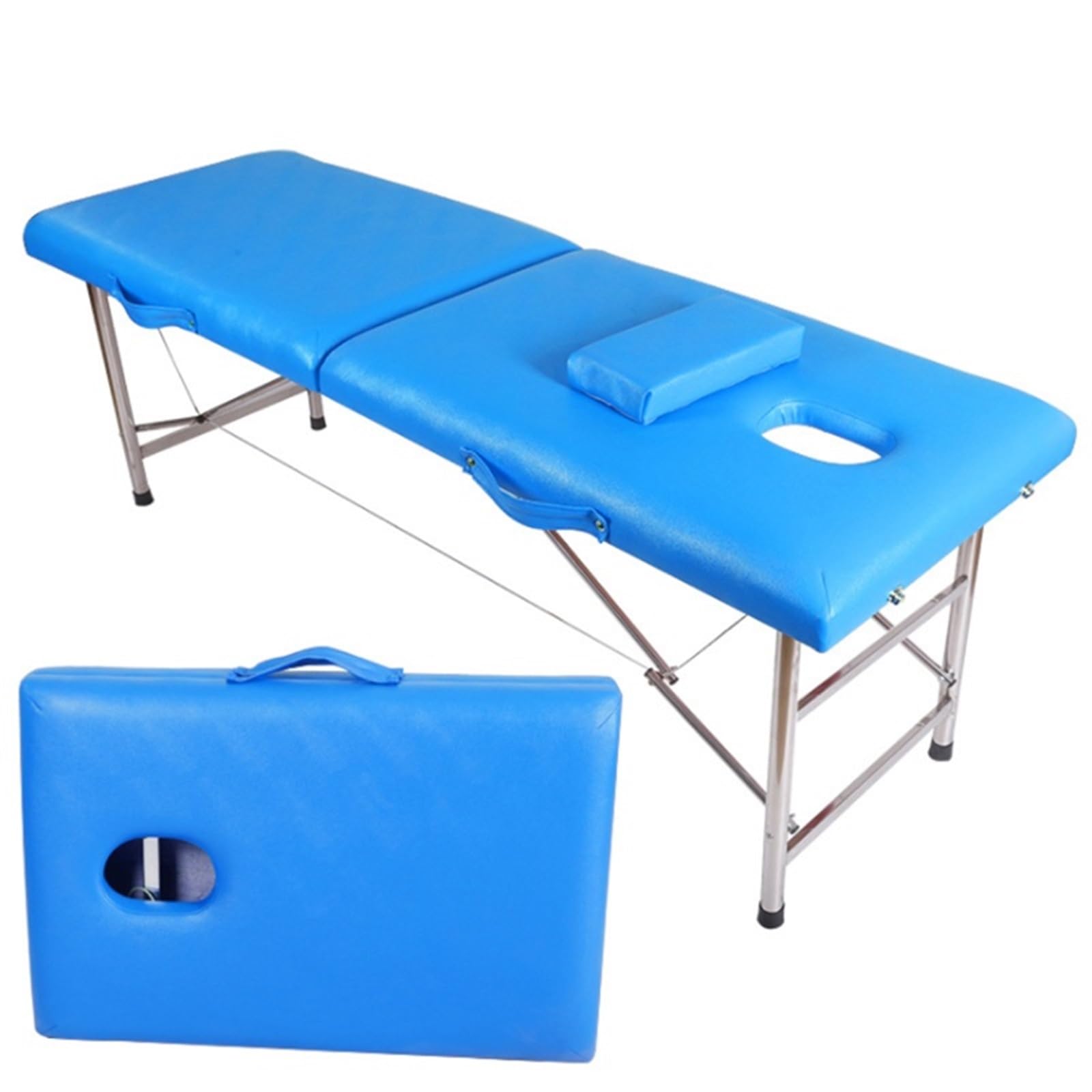 Lettino per massaggi Carry On, lettino per massaggi estetici, lettino pieghevole per massaggi e tatuaggi SPA, salone di bellezza personalizzato, tavolo per trattamenti di ispessimento (colore 7)