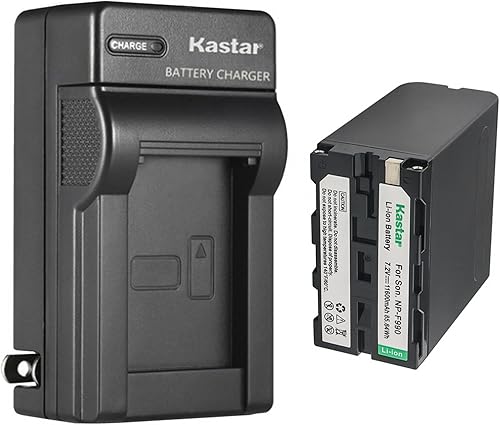 Kastar Paquete de 1 cargador de batería y CA de repuesto para Son HVR-Z5 HVR-Z7 HVR-AU1 HXR-MC1500 HXR-MC2000 HXR-MC2500 HXR-NX100 HXR-NX3 HXR-NX5