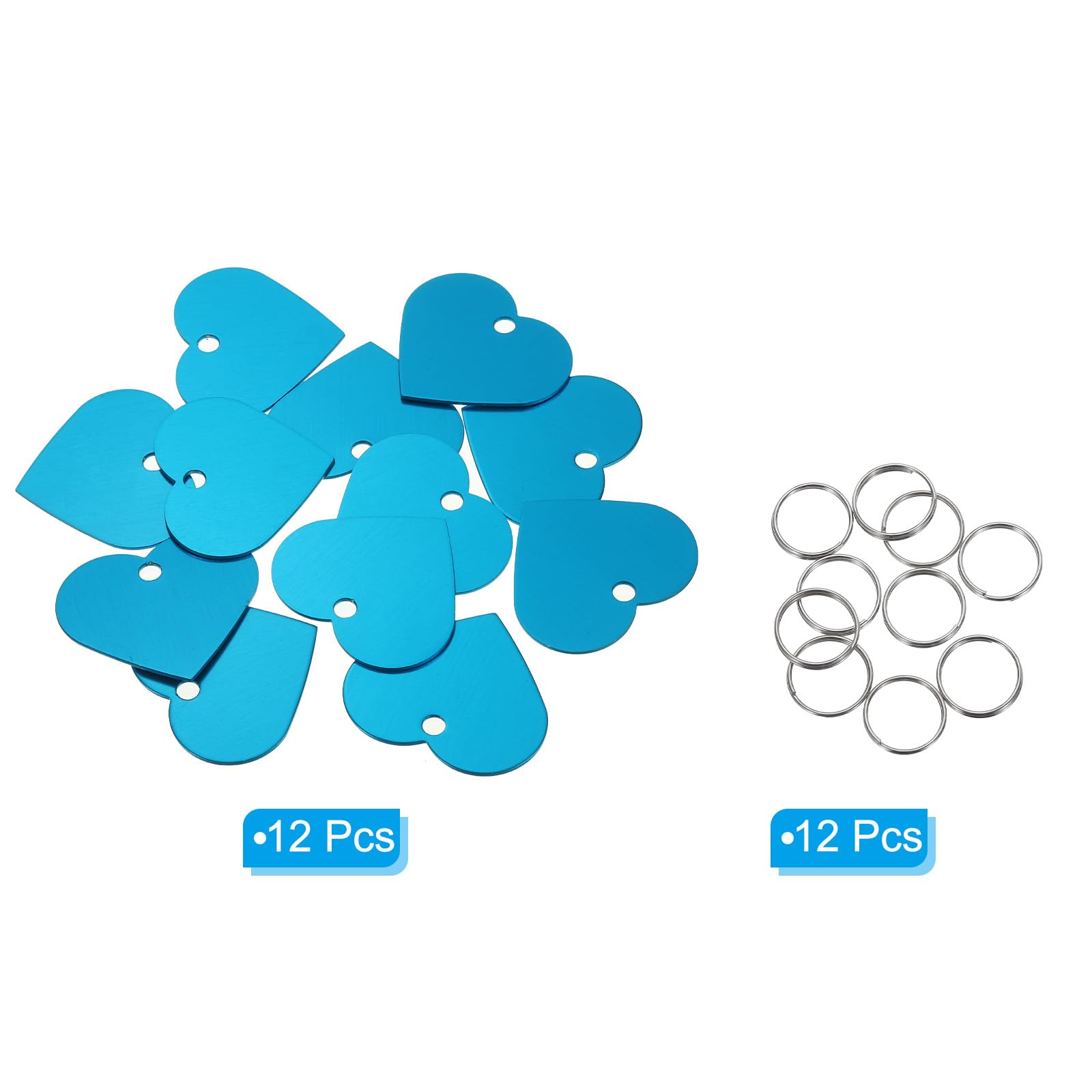 PATIKIL Aluminum Stamping Blanks 1.3 x 1.5 Inch - Image 3