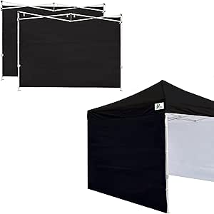 SCOCANOPY SideWall And Door For 10x10 Canopy Frame,3 Pack SunWall,White - View #8